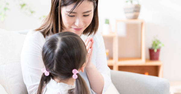 親子で拝む