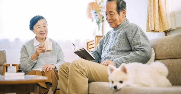 子ども達も独立し、夫婦二人暮らし