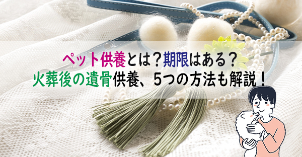 ペット供養とは？期限はある？火葬後ペットの遺骨はどうしたらいい？5つの方法を解説！